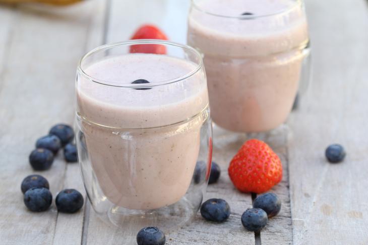 Aardbeien smoothie