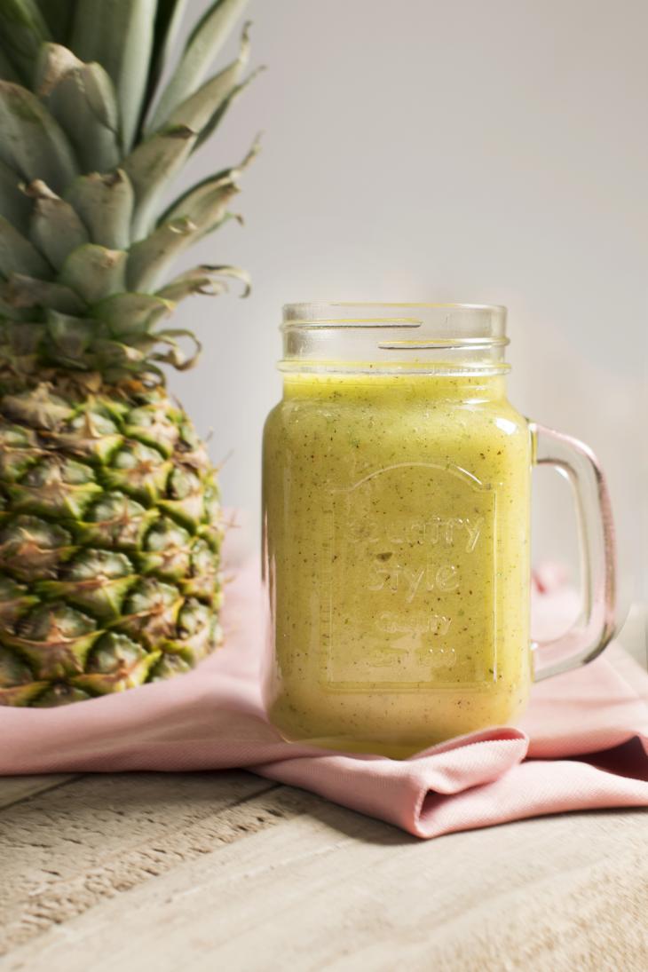 Ananas munt smoothie